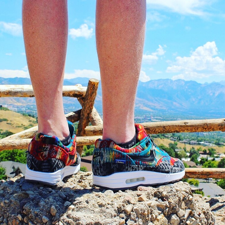 Pendleton Nike Ids Air Max 1 Salt Lake City