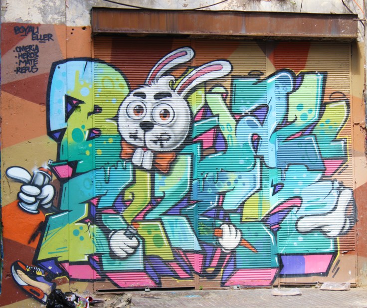 Street Art Collaboration in Istanbul, Turkey