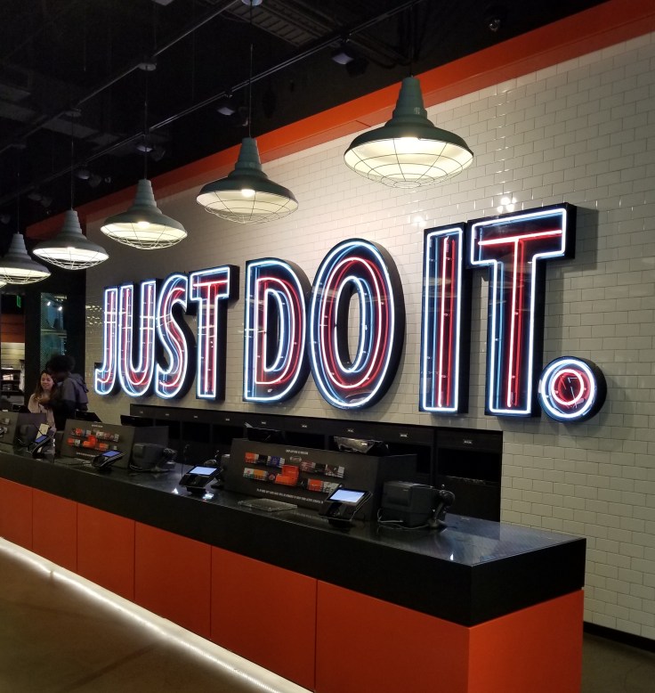 Nike Just Do It Signage in Vegas